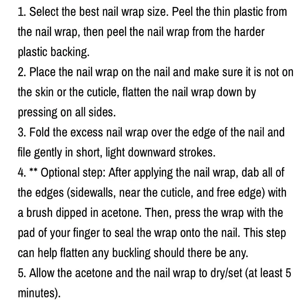 SCRATCH Nail Wraps - Picture 2 of 2